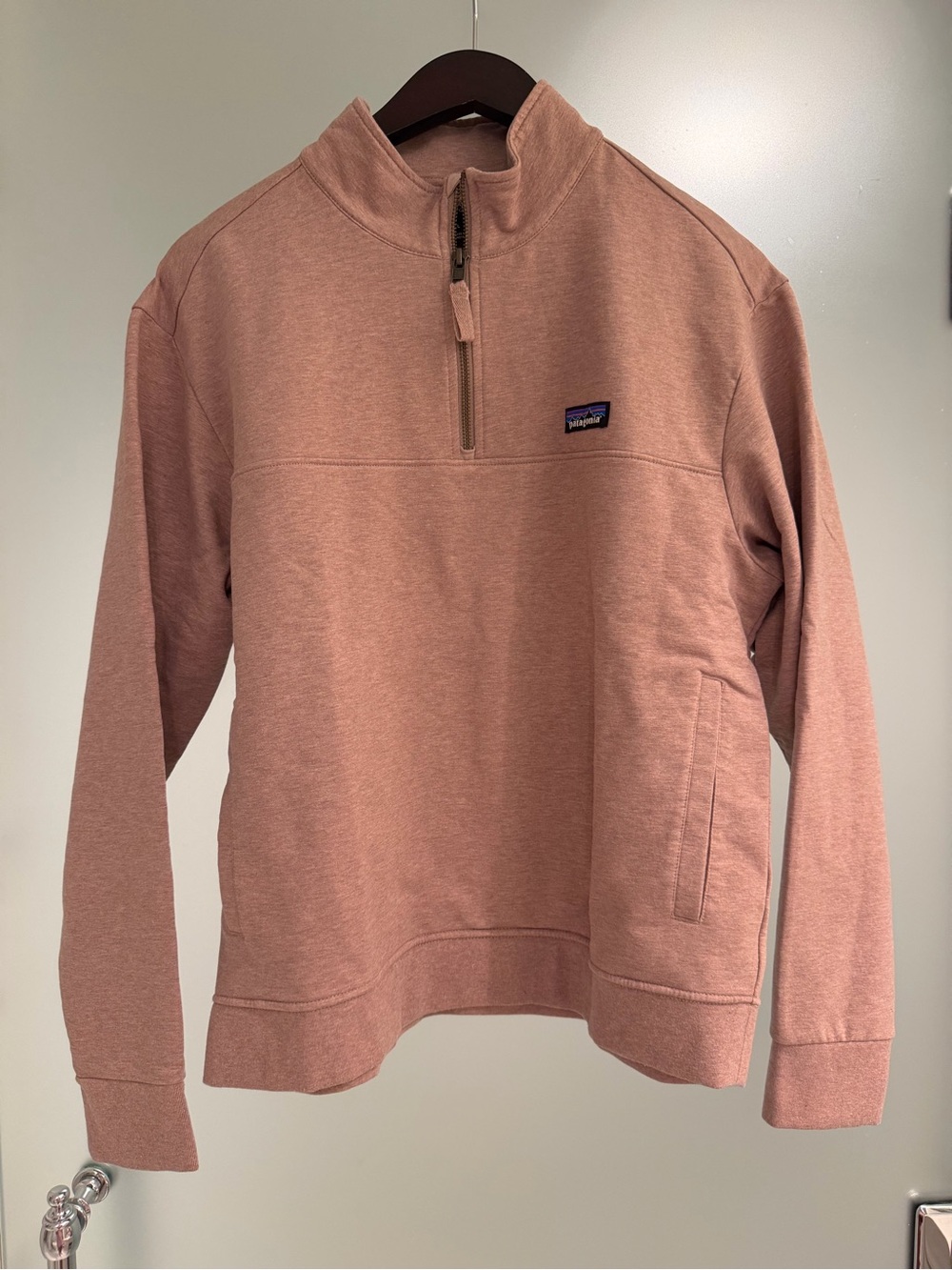 Patagonia Women's Pullover Half-Zip in Dusty Rose